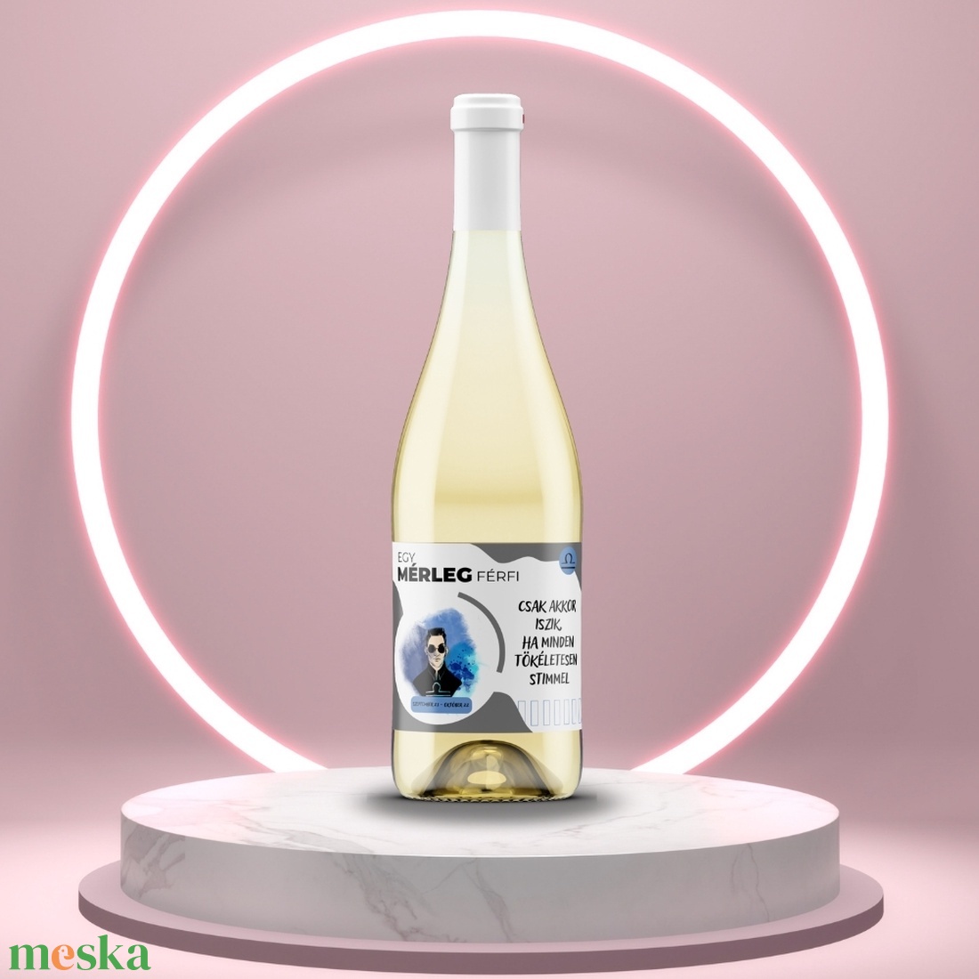 Horoszkópos öntapadós üveg címke - Mérleg férfi - élelmiszer - alkoholos italok - Meska.hu Horoszkópos öntapadós üveg címke - Mérleg férfi - élelmiszer - alkoholos italok - Meska.hu