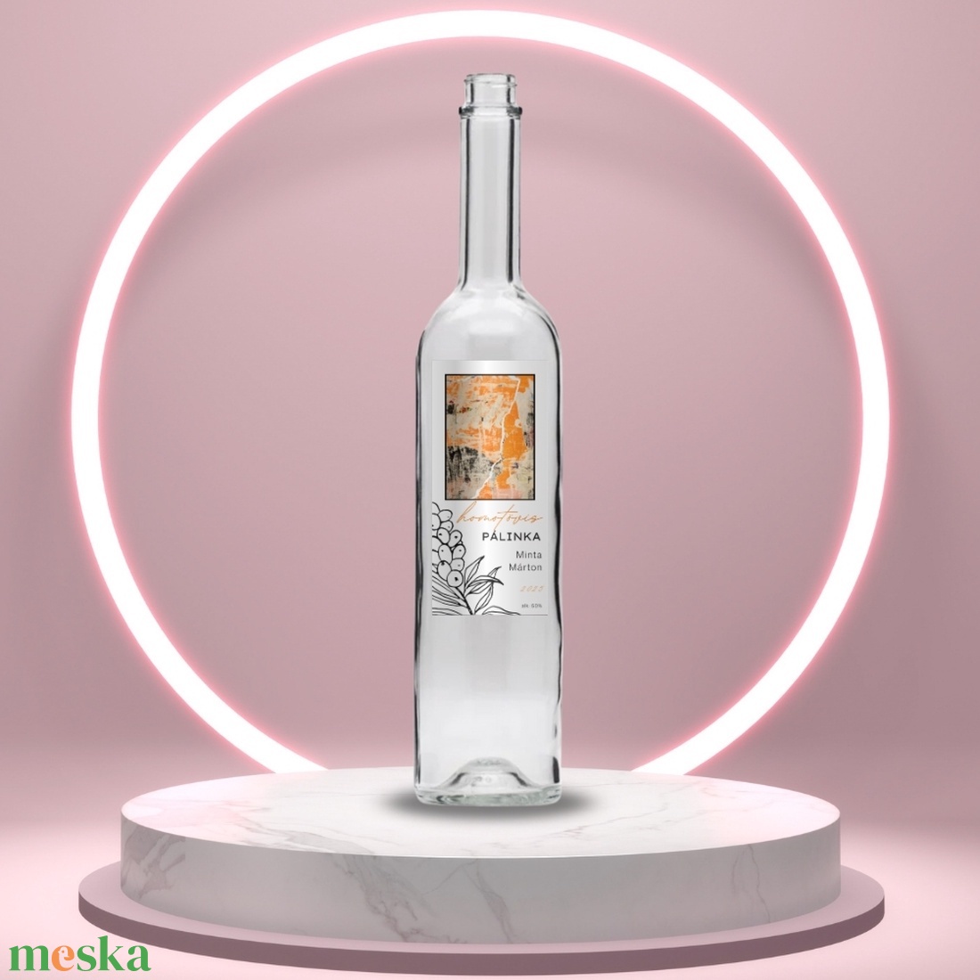 Homoktövis pálinka - öntapadós üveg címke - absztrakt és természetes elemekkel - élelmiszer - alkoholos italok - Meska.hu Homoktövis pálinka - öntapadós üveg címke - absztrakt és természetes elemekkel - élelmiszer - alkoholos italok - Meska.hu
