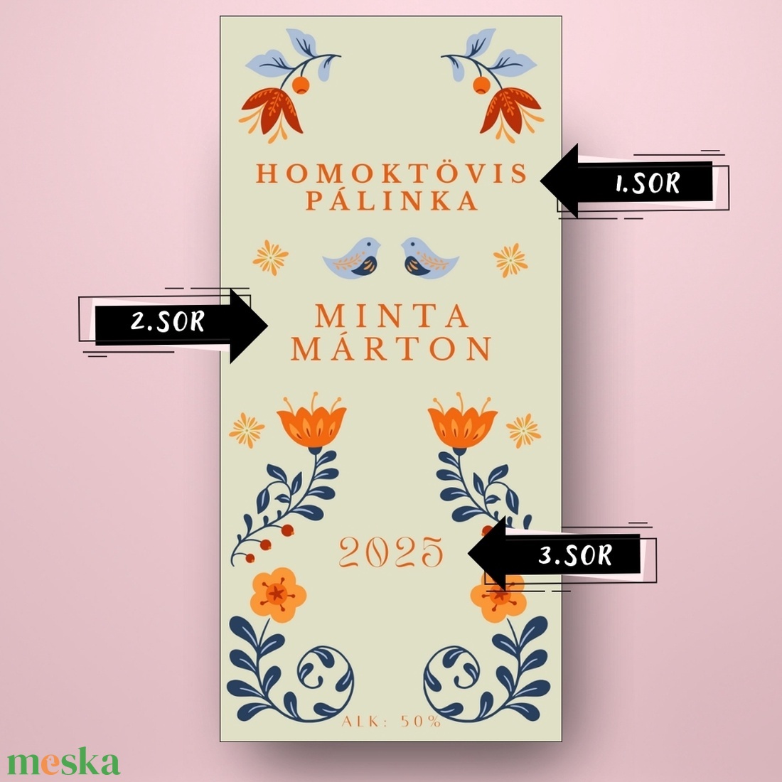 Homoktövis pálinka - öntapadós üveg címke - magyar népi motívumokkal - élelmiszer - alkoholos italok - Meska.hu Homoktövis pálinka - öntapadós üveg címke - magyar népi motívumokkal - élelmiszer - alkoholos italok - Meska.hu