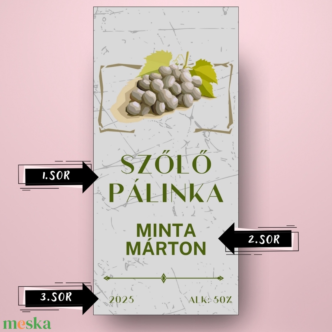 Szőlő pálinka - öntapadós üveg címke - geometrikus szőlővel - élelmiszer - alkoholos italok - Meska.hu Szőlő pálinka - öntapadós üveg címke - geometrikus szőlővel - élelmiszer - alkoholos italok - Meska.hu