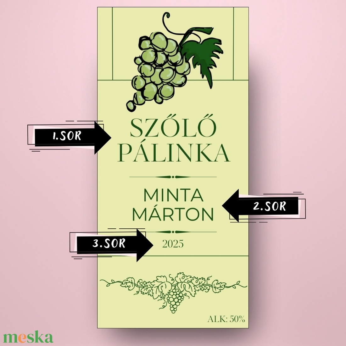 Szőlő pálinka - öntapadós üveg címke - rusztikus hatású - élelmiszer - alkoholos italok - Meska.hu Szőlő pálinka - öntapadós üveg címke - rusztikus hatású - élelmiszer - alkoholos italok - Meska.hu