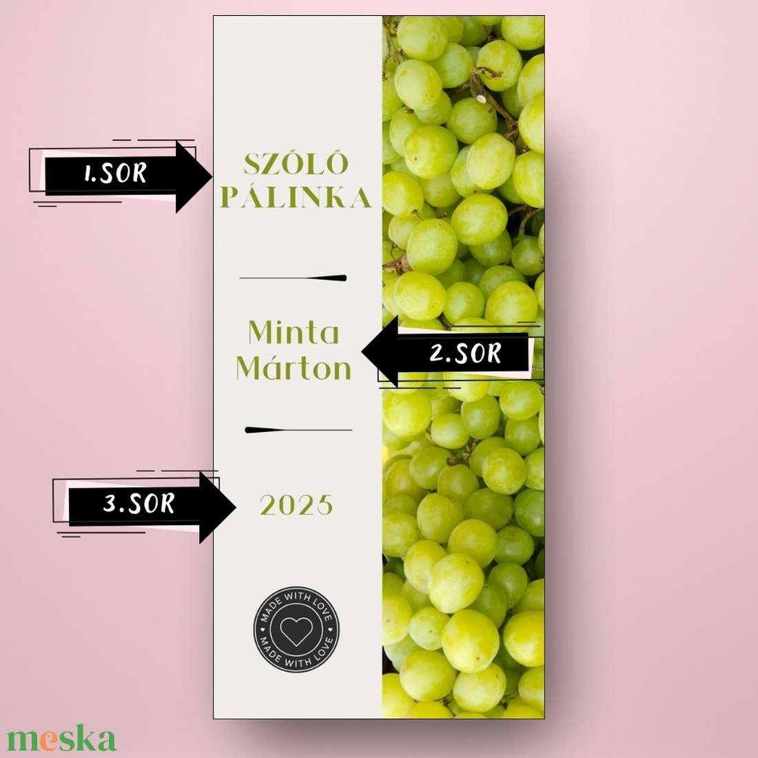Szőlő pálinka - öntapadós üveg címke - szőlő fotóval - élelmiszer - alkoholos italok - Meska.hu Szőlő pálinka - öntapadós üveg címke - szőlő fotóval - élelmiszer - alkoholos italok - Meska.hu