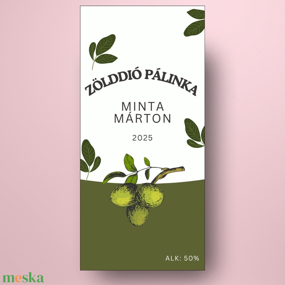 Zölddió pálinka - öntapadós üveg címke - levelekkel és zölddióval - élelmiszer - alkoholos italok - Meska.hu Zölddió pálinka - öntapadós üveg címke - levelekkel és zölddióval - élelmiszer - alkoholos italok - Meska.hu