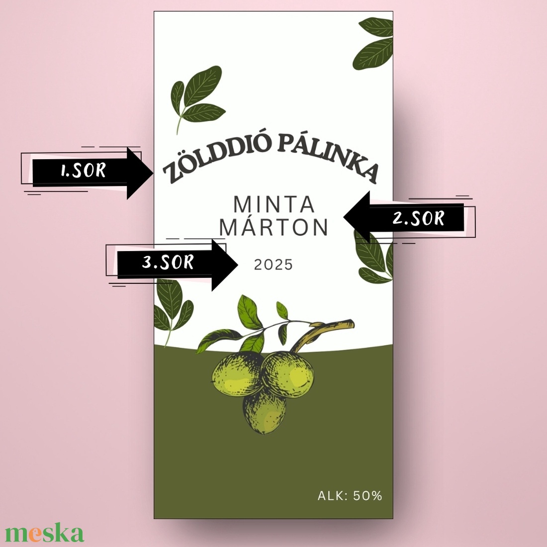 Zölddió pálinka - öntapadós üveg címke - levelekkel és zölddióval - élelmiszer - alkoholos italok - Meska.hu Zölddió pálinka - öntapadós üveg címke - levelekkel és zölddióval - élelmiszer - alkoholos italok - Meska.hu