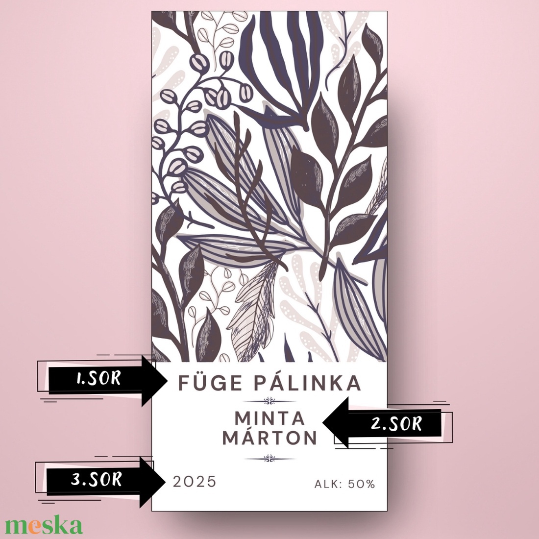 Füge pálinka - öntapadós üveg címke - rajzolt botanikai elemekkel - élelmiszer - alkoholos italok - Meska.hu Füge pálinka - öntapadós üveg címke - rajzolt botanikai elemekkel - élelmiszer - alkoholos italok - Meska.hu