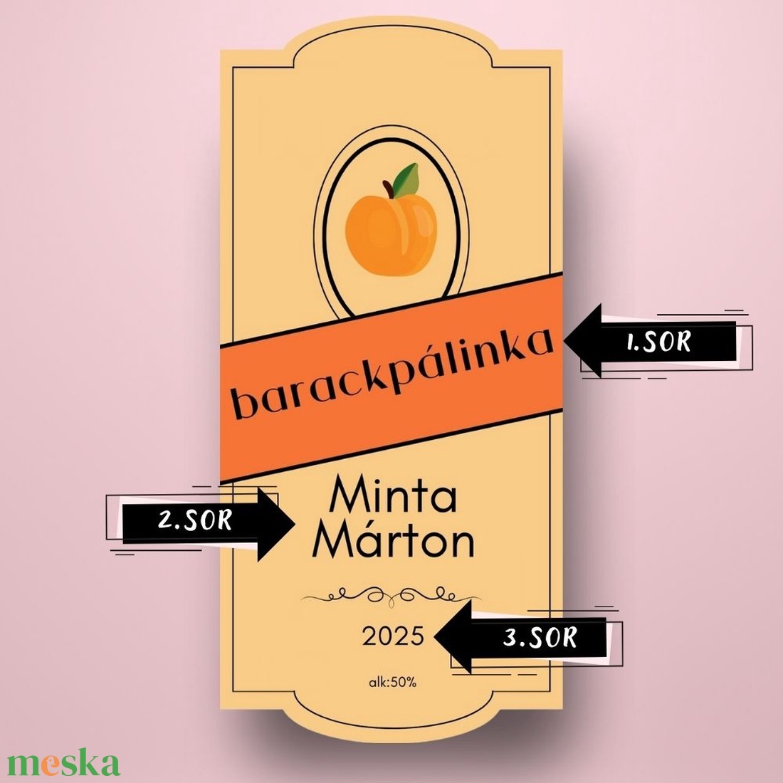 Barack pálinka - öntapadós üveg címke - klasszikus stílusú - élelmiszer - alkoholos italok - Meska.hu Barack pálinka - öntapadós üveg címke - klasszikus stílusú - élelmiszer - alkoholos italok - Meska.hu