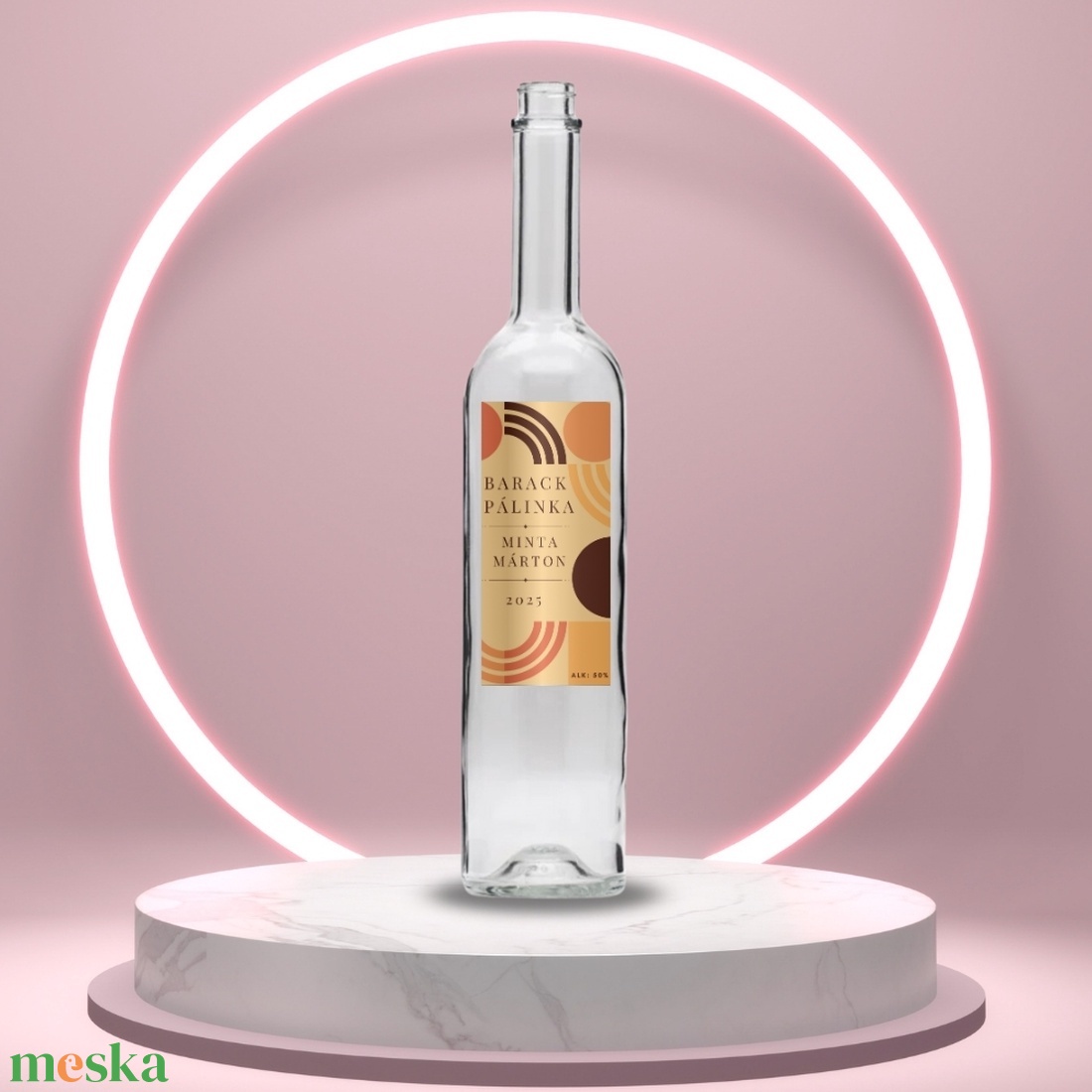 Barack pálinka - öntapadós üveg címke - modern geometrikus mintával - élelmiszer - alkoholos italok - Meska.hu Barack pálinka - öntapadós üveg címke - modern geometrikus mintával - élelmiszer - alkoholos italok - Meska.hu
