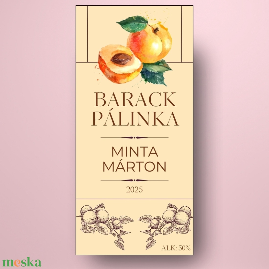 Barack pálinka - öntapadós üveg címke - rusztikus hatású - élelmiszer - alkoholos italok - Meska.hu Barack pálinka - öntapadós üveg címke - rusztikus hatású - élelmiszer - alkoholos italok - Meska.hu