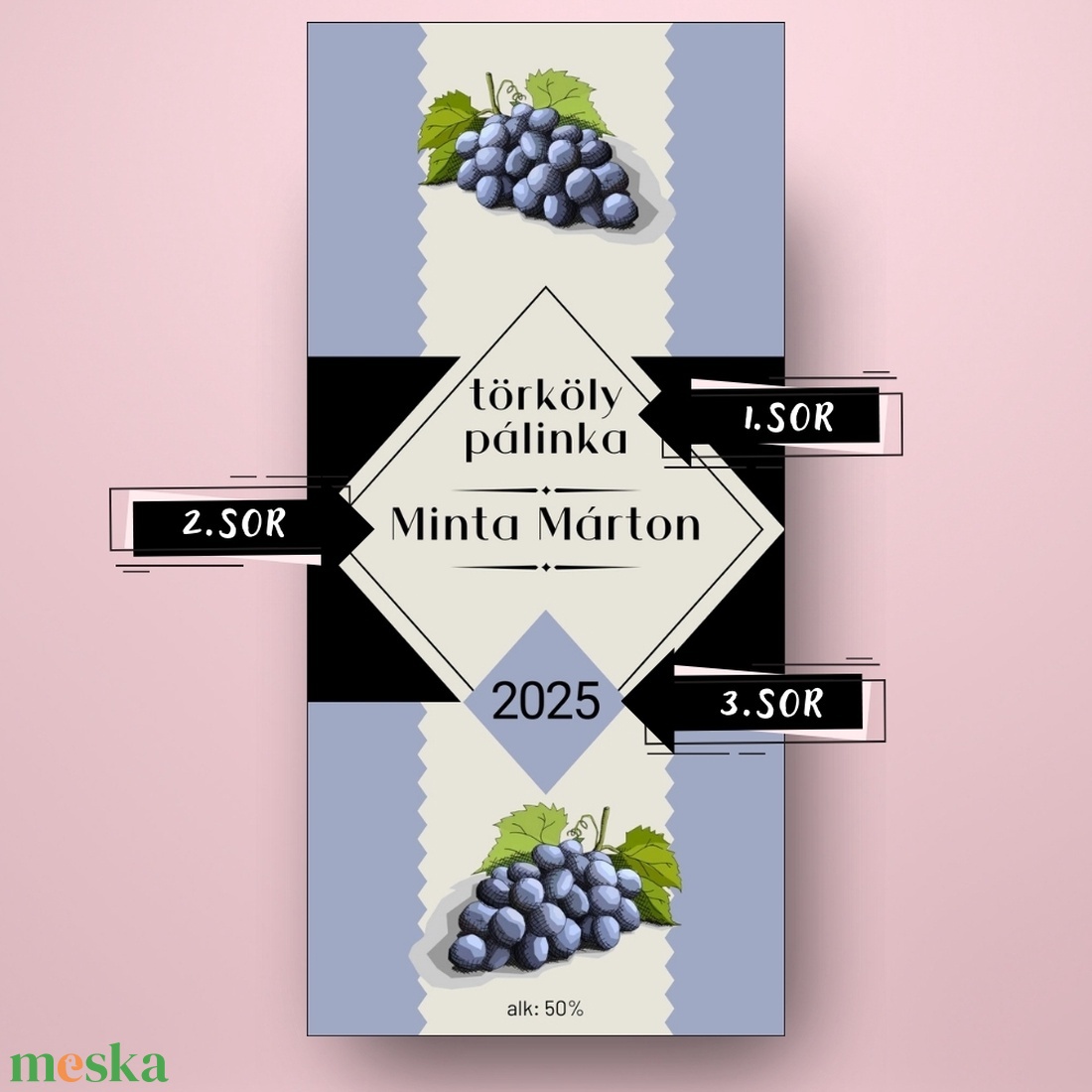 Törköly pálinka - öntapadós üveg címke - kézzel illusztrált szőlőkkel - élelmiszer - alkoholos italok - Meska.hu Törköly pálinka - öntapadós üveg címke - kézzel illusztrált szőlőkkel - élelmiszer - alkoholos italok - Meska.hu