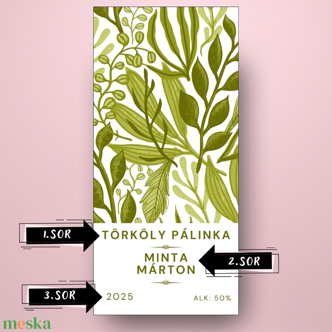 Törköly pálinka - öntapadós üveg címke - rajzolt botanikai elemekkel - élelmiszer - alkoholos italok - Meska.hu Törköly pálinka - öntapadós üveg címke - rajzolt botanikai elemekkel - élelmiszer - alkoholos italok - Meska.hu