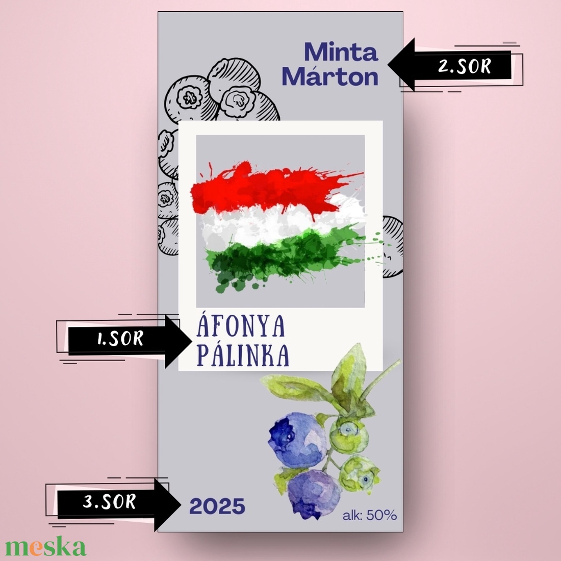 Áfonya pálinka - öntapadós üveg címke - textúrált háromszöggel - élelmiszer - alkoholos italok - Meska.hu Áfonya pálinka - öntapadós üveg címke - textúrált háromszöggel - élelmiszer - alkoholos italok - Meska.hu