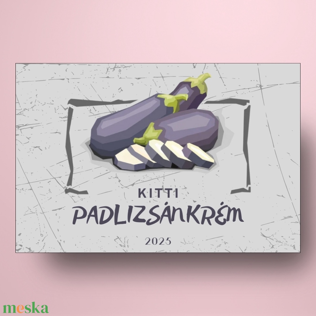 Padlizsánkrém - öntapadós üveg címke - geometrikus padlizsánokkal - élelmiszer - befőtt - Meska.hu Padlizsánkrém - öntapadós üveg címke - geometrikus padlizsánokkal - élelmiszer - befőtt - Meska.hu