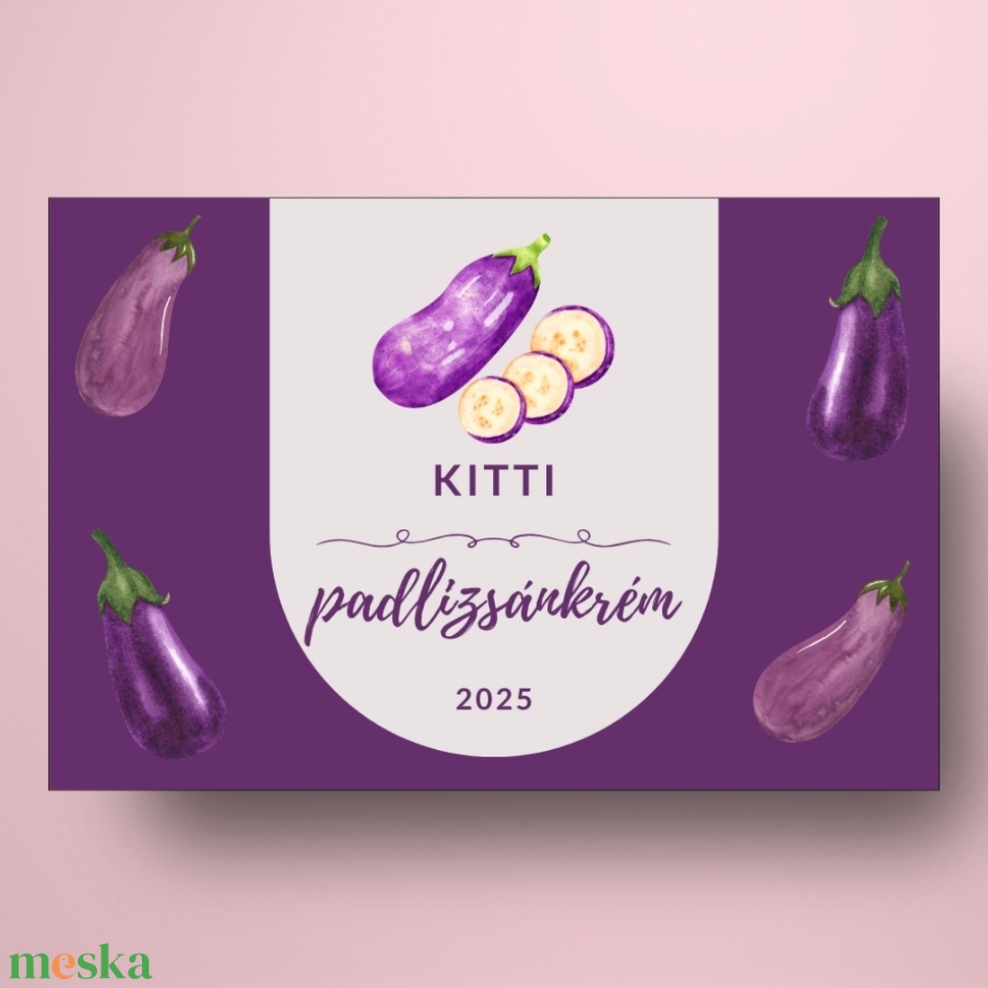 Padlizsánkrém - öntapadós üveg címke - padlizsánminta vízfesték textúrával - élelmiszer - befőtt - Meska.hu Padlizsánkrém - öntapadós üveg címke - padlizsánminta vízfesték textúrával - élelmiszer - befőtt - Meska.hu