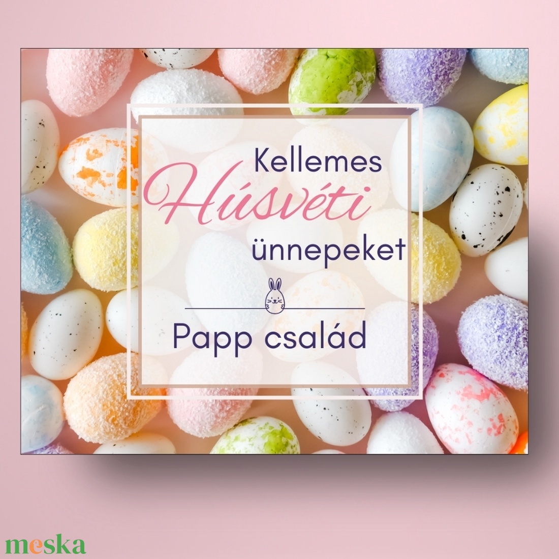 Húsvéti öntapadós üveg címke - színes textúrált tojásokkal - élelmiszer - alkoholos italok - Meska.hu