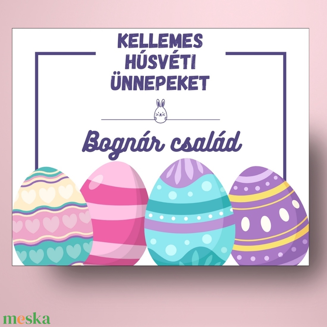 Húsvéti öntapadós üveg címke - fehér alapon színes tojásokkal - élelmiszer - alkoholos italok - Meska.hu