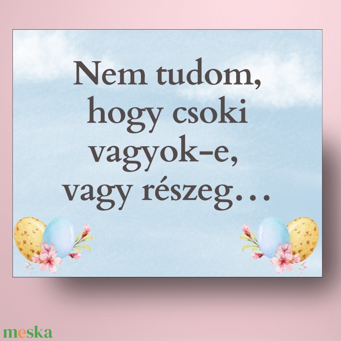 Húsvéti öntapadós üveg címke - nyuszival a tojáserdőben - élelmiszer - alkoholos italok - Meska.hu