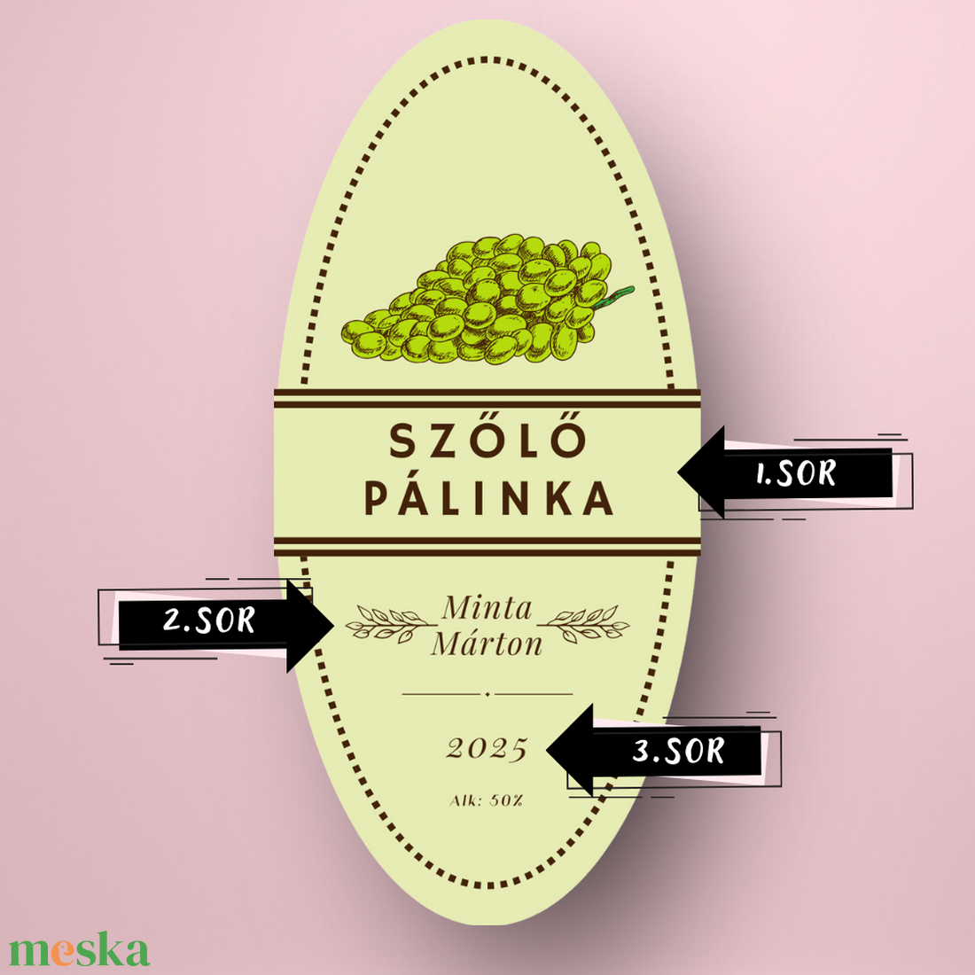 Szőlő pálinka - öntapadós üveg címke - klasszikus stílusú - élelmiszer - alkoholos italok - Meska.hu Szőlő pálinka - öntapadós üveg címke - klasszikus stílusú - élelmiszer - alkoholos italok - Meska.hu