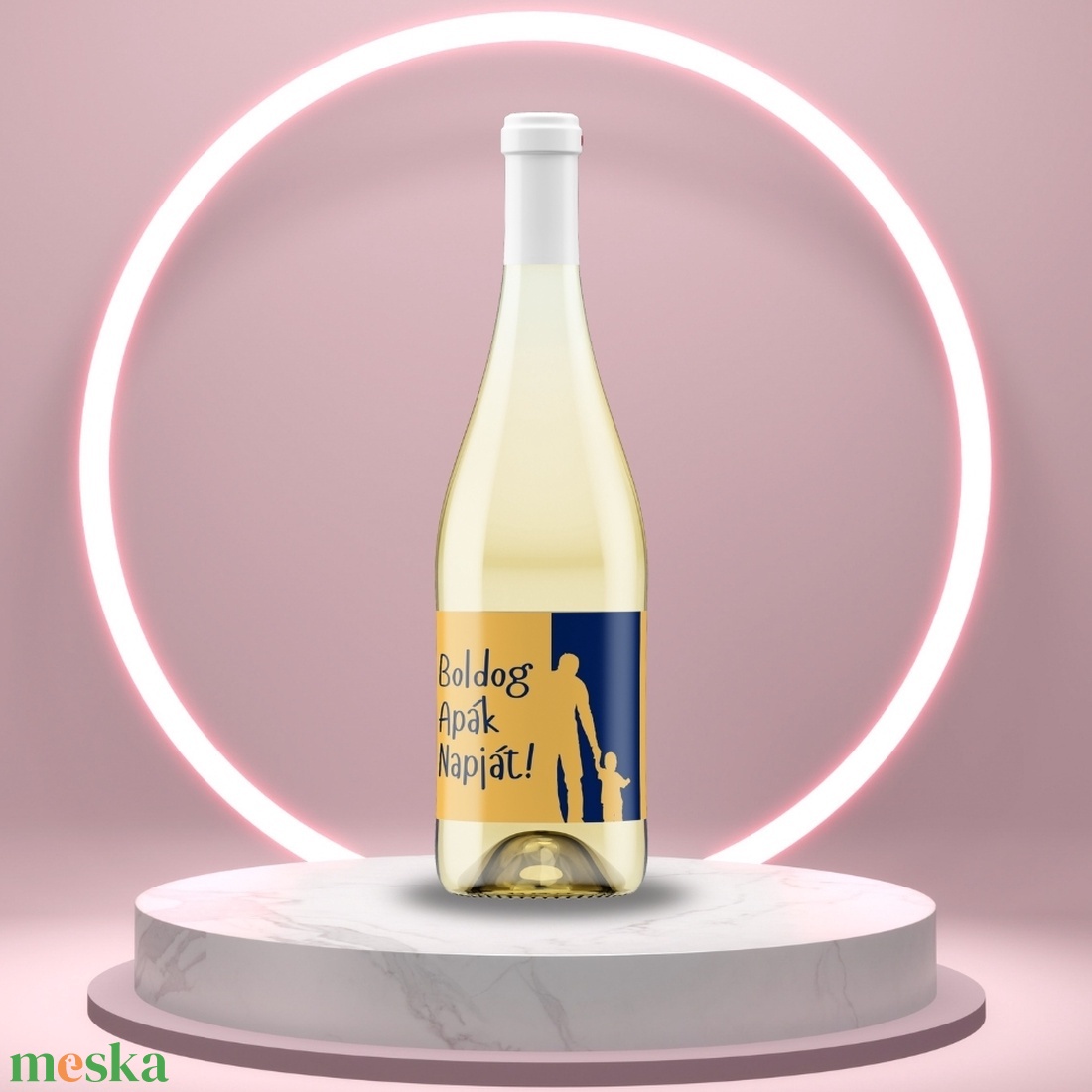 Apák napi üveg címke - apa és gyermek sziluettel - élelmiszer - alkoholos italok - Meska.hu Apák napi üveg címke - apa és gyermek sziluettel - élelmiszer - alkoholos italok - Meska.hu