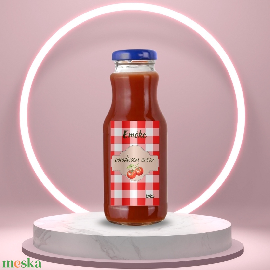 Paradicsomszósz - öntapadós üveg címke - nosztalgikus kockás alappal - élelmiszer - szósz & mártogatós - Meska.hu Paradicsomszósz - öntapadós üveg címke - nosztalgikus kockás alappal - élelmiszer - szósz & mártogatós - Meska.hu