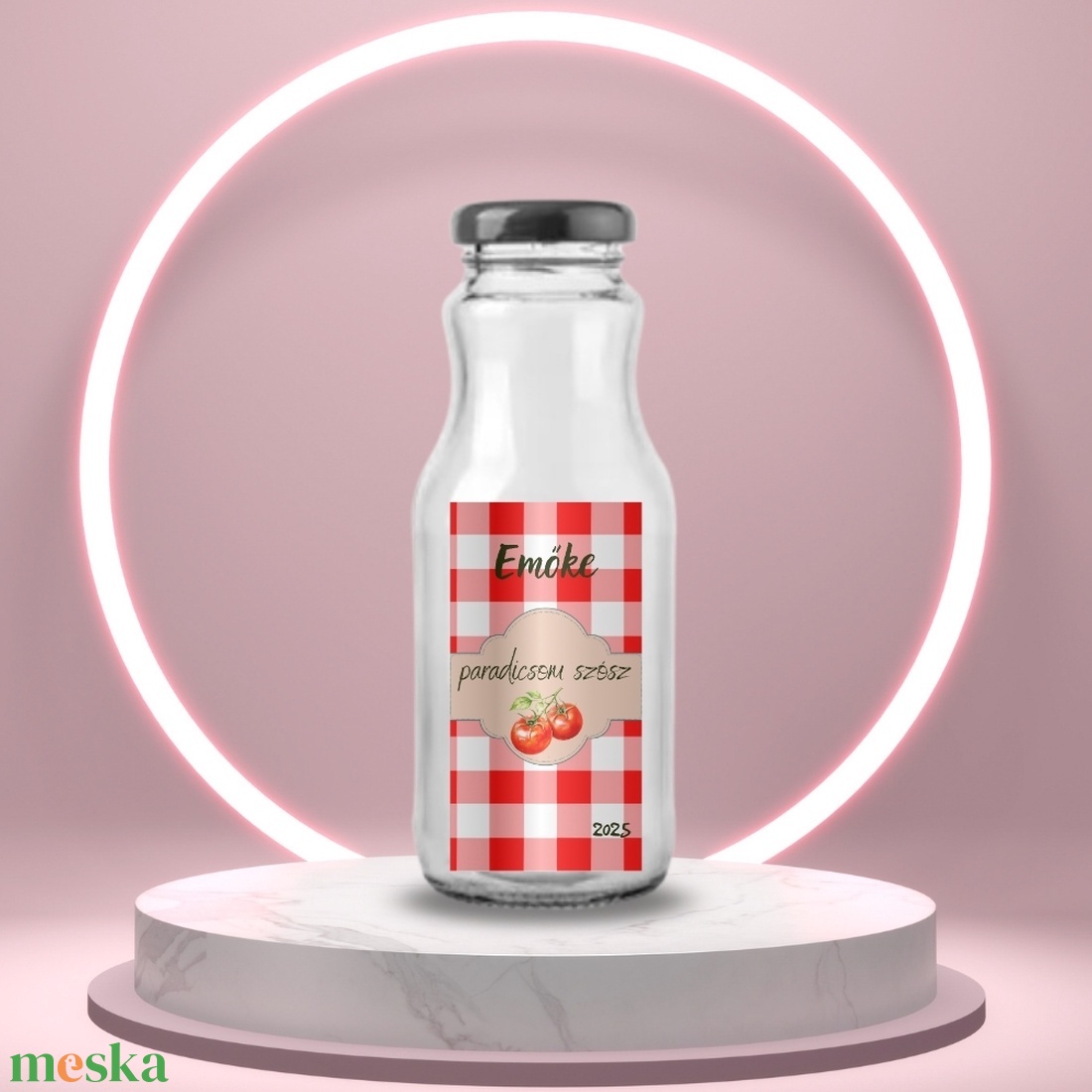 Paradicsomszósz - öntapadós üveg címke - nosztalgikus kockás alappal - élelmiszer - szósz & mártogatós - Meska.hu Paradicsomszósz - öntapadós üveg címke - nosztalgikus kockás alappal - élelmiszer - szósz & mártogatós - Meska.hu