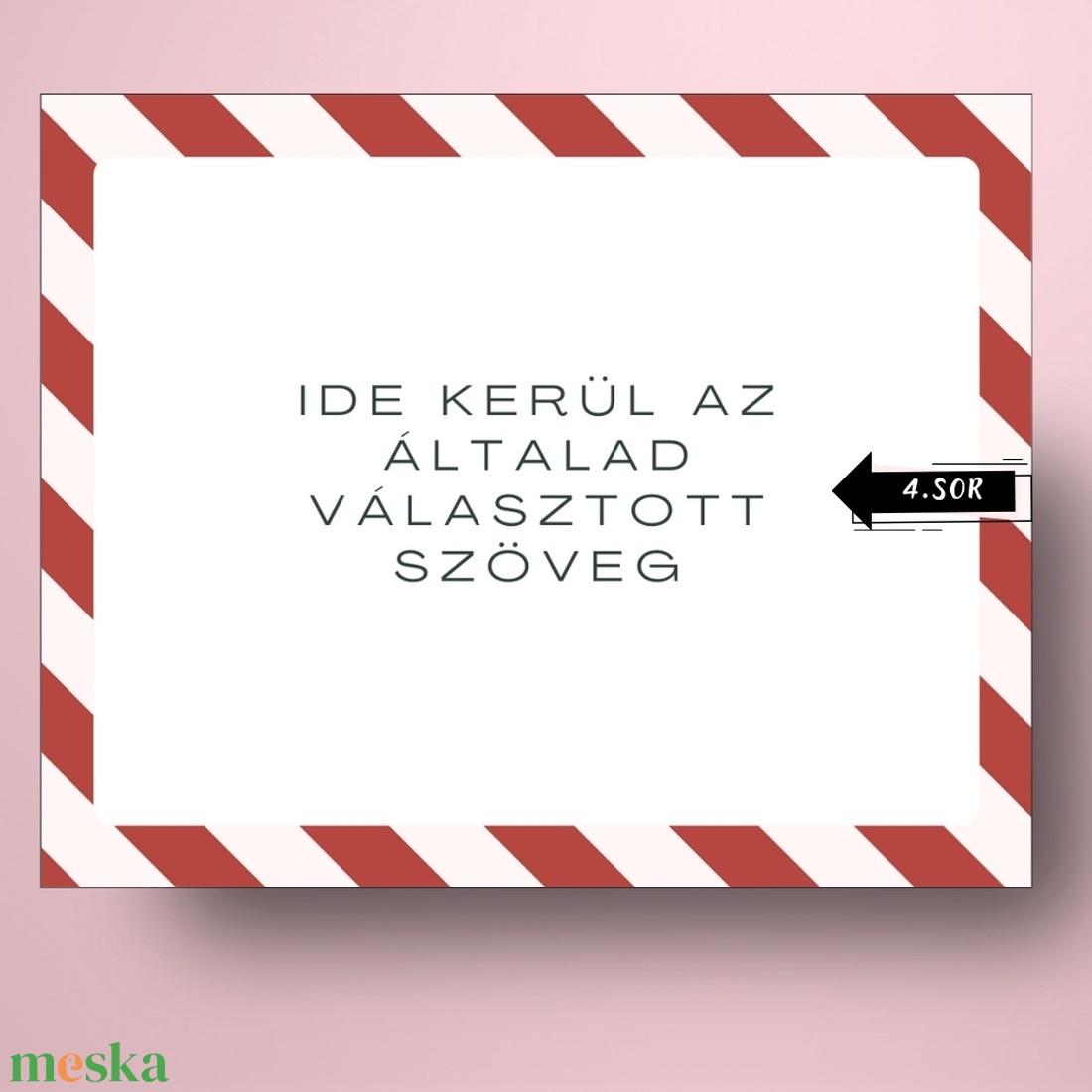 Karácsonyi üveg címke  - piros-fehér képeslap - élelmiszer - öntapadós címke - Meska.hu