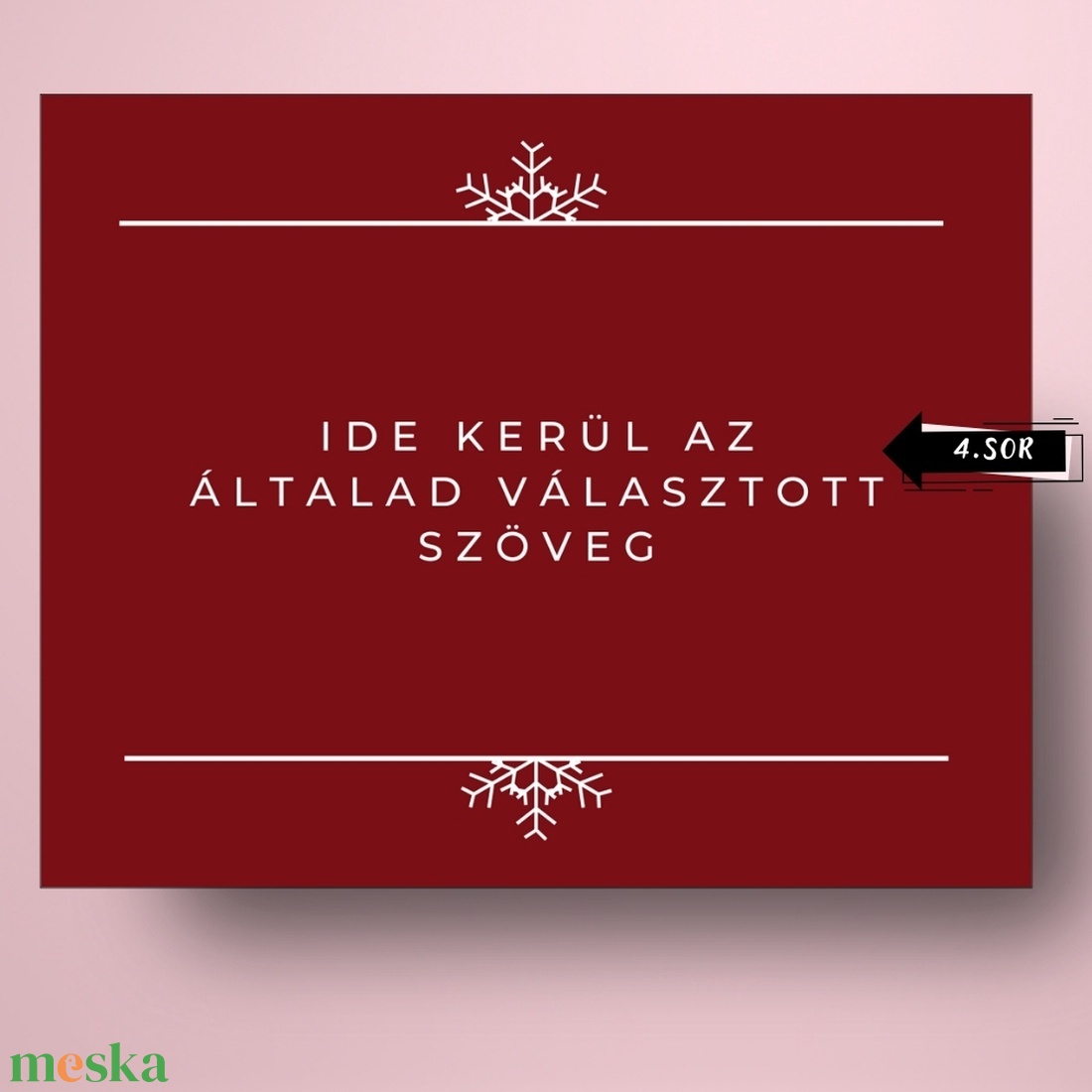 Karácsonyi üveg címke  - piros alapon fenyőlevelekkel és gömbökkel - élelmiszer - öntapadós címke - Meska.hu