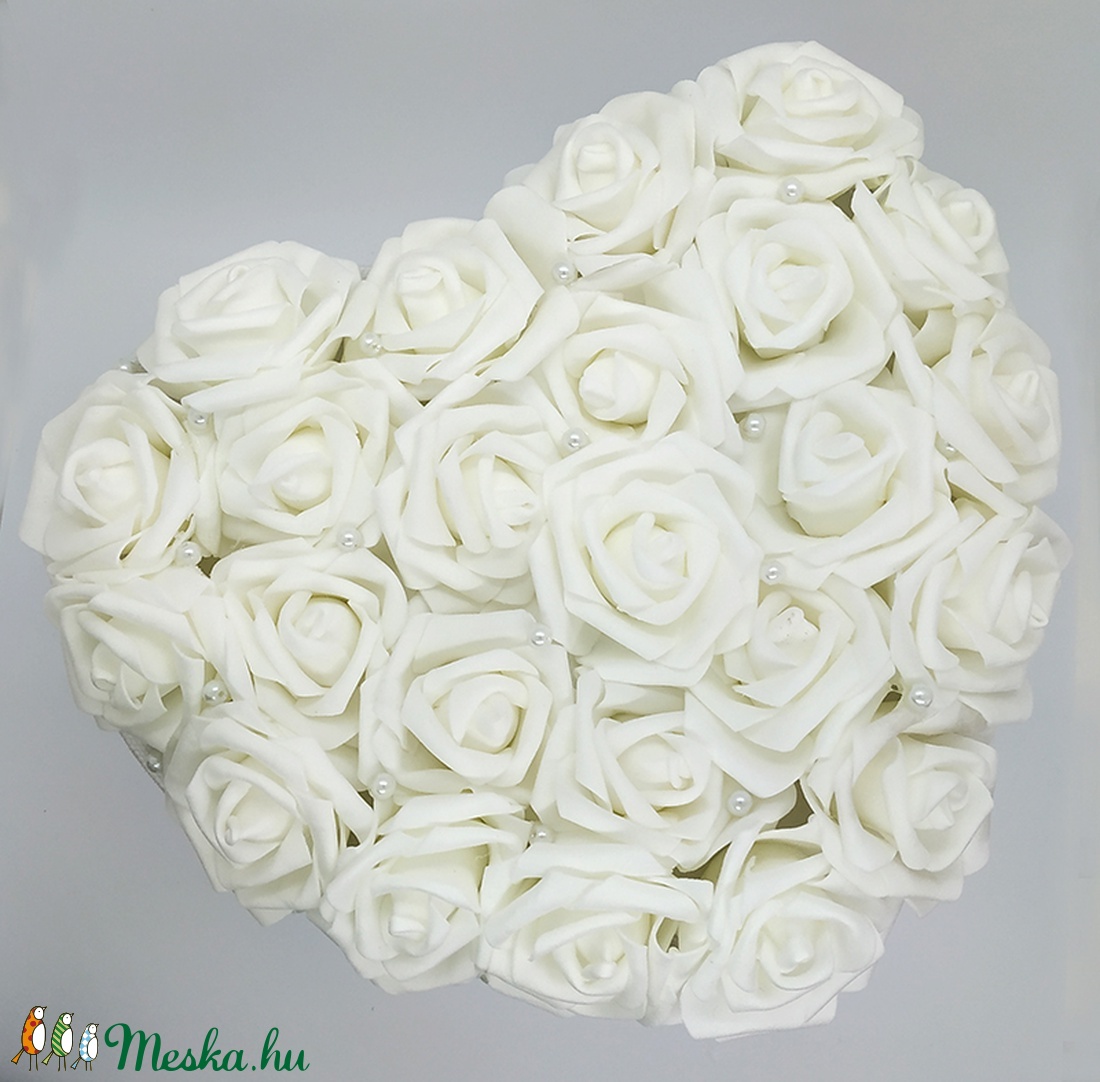 Rózsadoboz - Hófehér elegancia - - Meska.hu Rózsadoboz - Hófehér elegancia - - Meska.hu