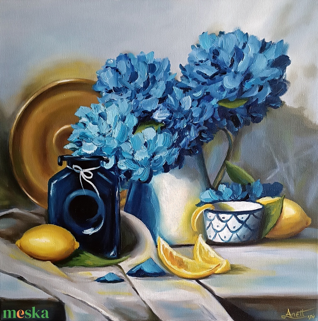  A nyár öröme - művészet - festmény - olajfestmény - Meska.hu