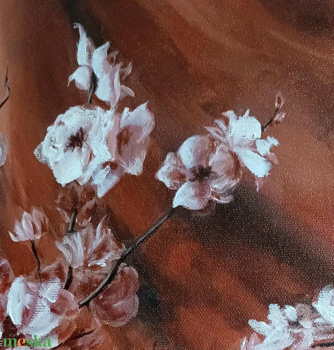 Monokróm csokor - művészet - festmény - olajfestmény - Meska.hu