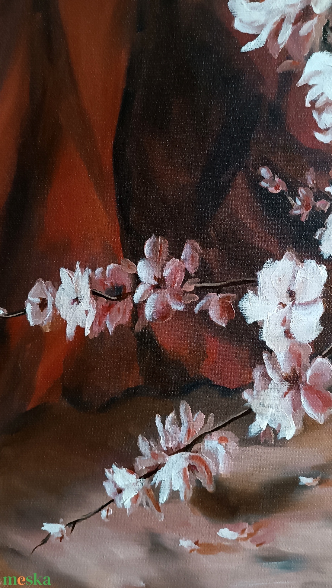 Monokróm csokor - művészet - festmény - olajfestmény - Meska.hu