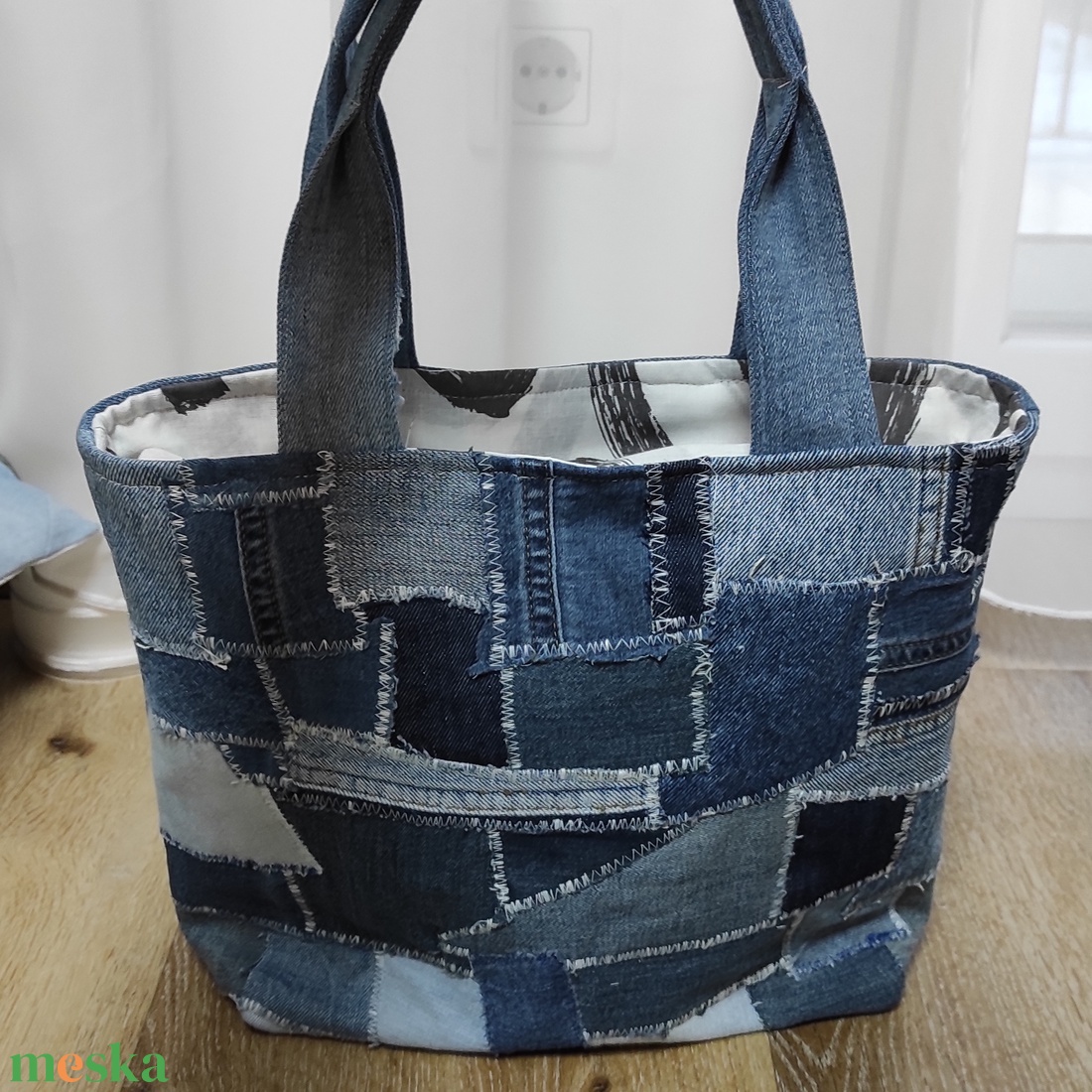 Farmer női kézitáska cipzárral (tote bag) - táska & tok - kézitáska & válltáska - kézitáska - Meska.hu Farmer női kézitáska cipzárral (tote bag) - táska & tok - kézitáska & válltáska - kézitáska - Meska.hu