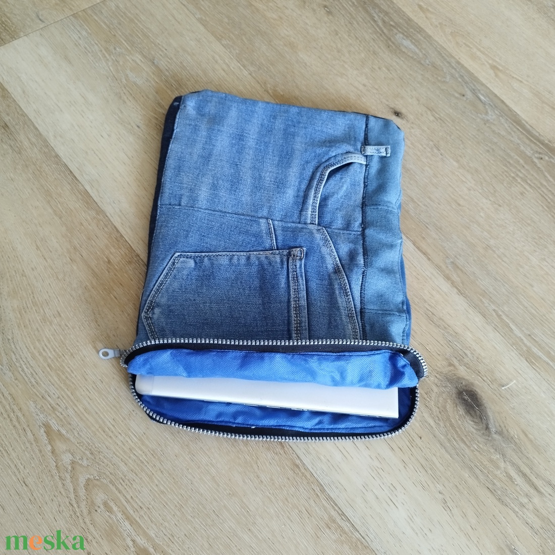 Laptop védő huzat farmerből - más méretben is - táska & tok - laptoptáska, laptop hátizsák - Meska.hu