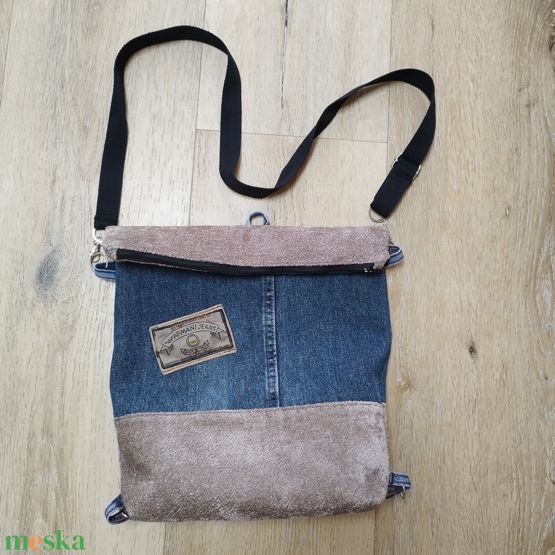 Armani 2in1 variálható táska - hátizsák vagy oldaltáska + ajándék - táska & tok - variálható táska - Meska.hu