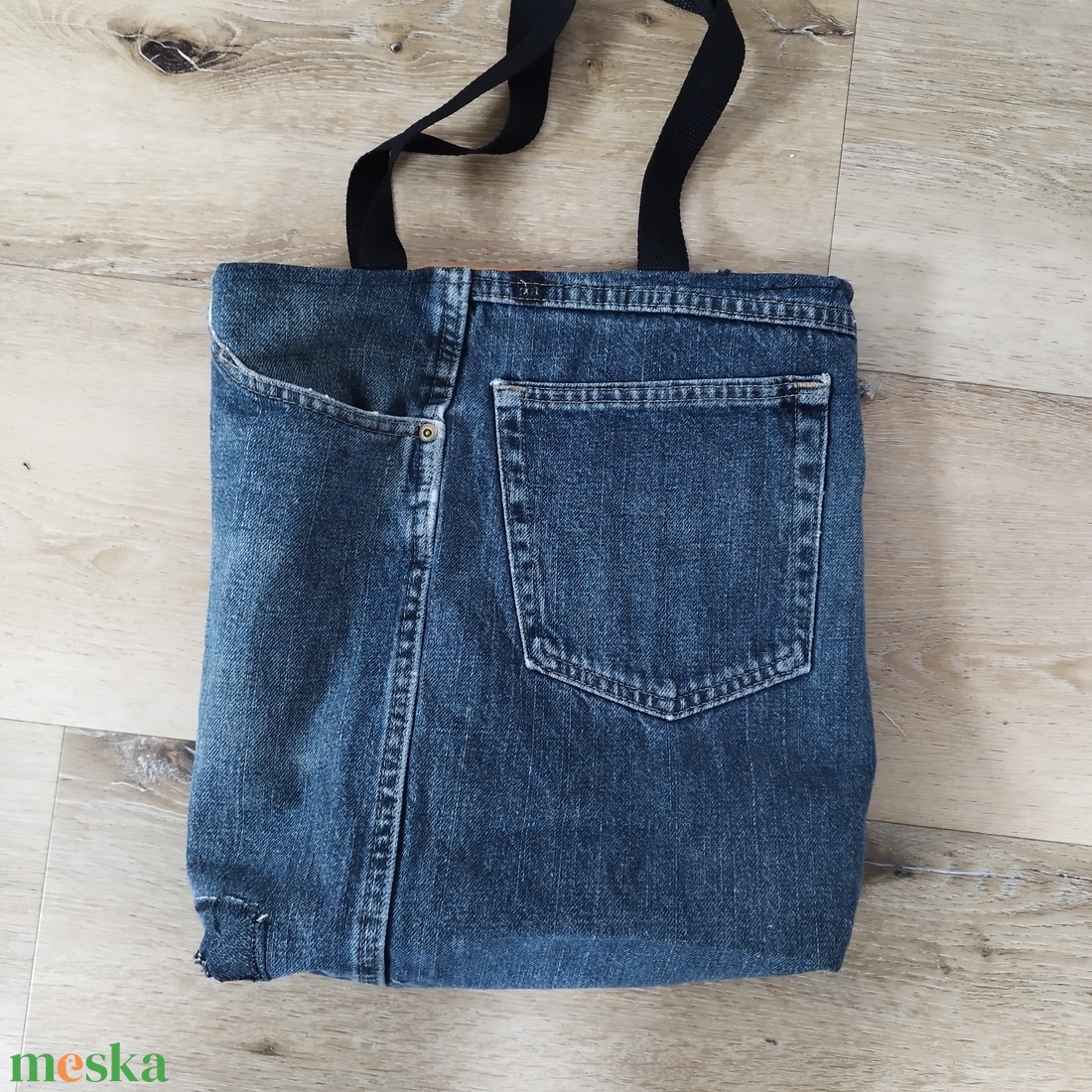 Szív mintájú patchwork shopper bag - táska & tok - bevásárlás & shopper táska - shopper, textiltáska, szatyor - Meska.hu