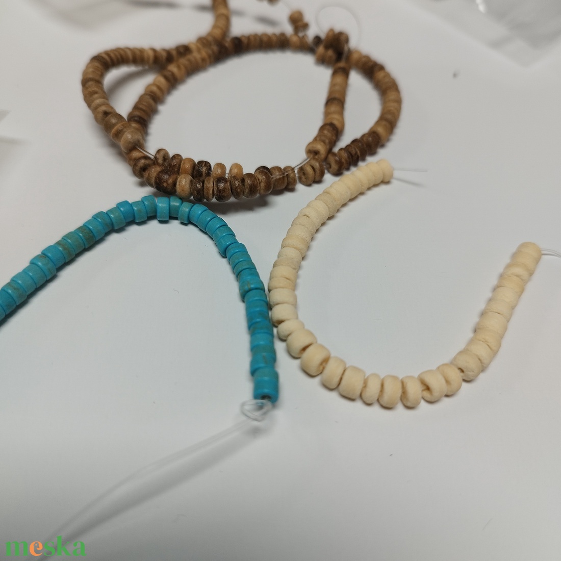 Női v férfi natural nyaklánc és karkötő  - ékszer - nyaklánc - medál nélküli nyaklánc - Meska.hu