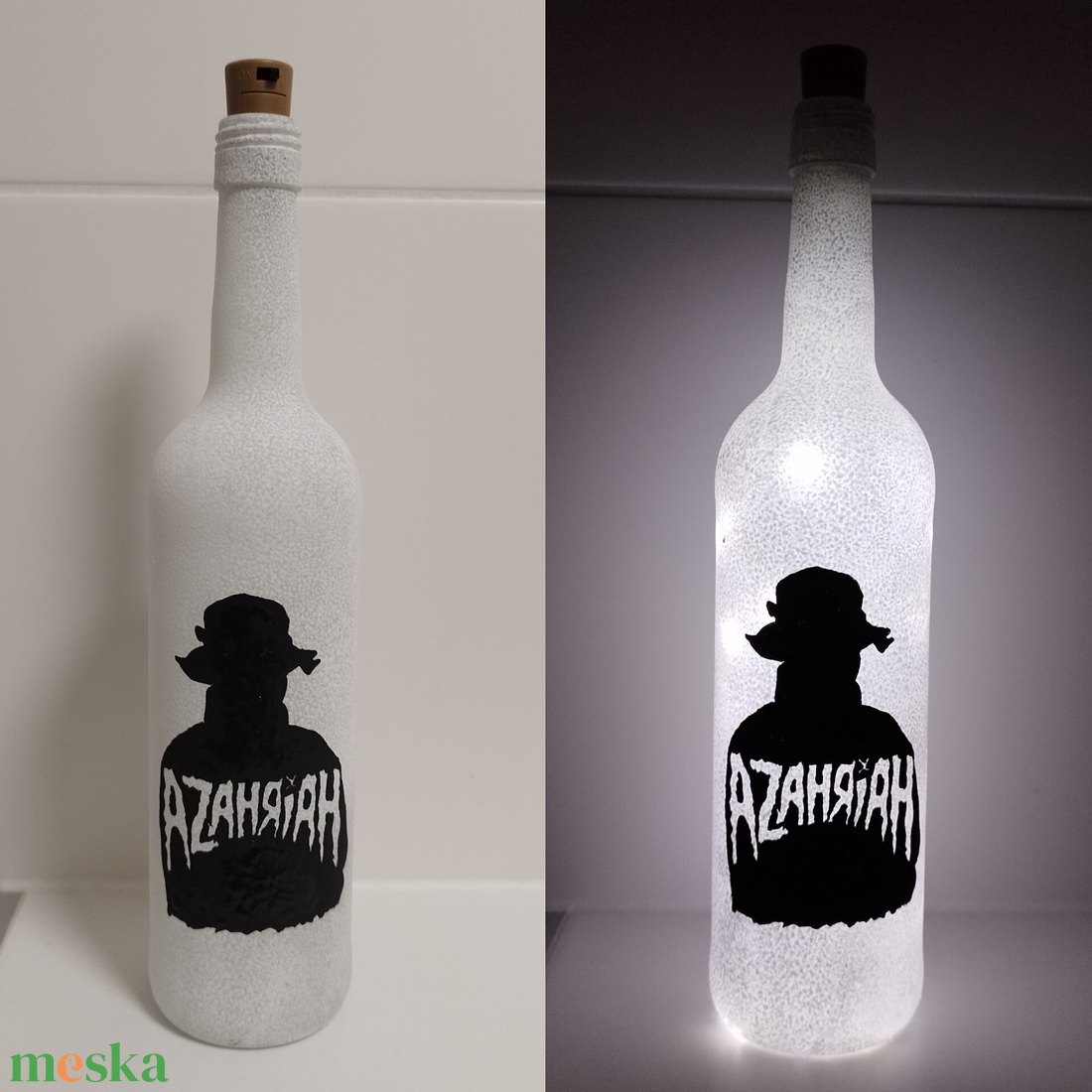 Azahriah palack lámpás , hangulatlámpa - otthon & életmód - lámpa - hangulatlámpa - Meska.hu