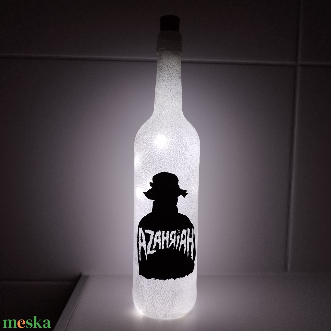 Azahriah palack lámpás , hangulatlámpa - otthon & életmód - lámpa - hangulatlámpa - Meska.hu