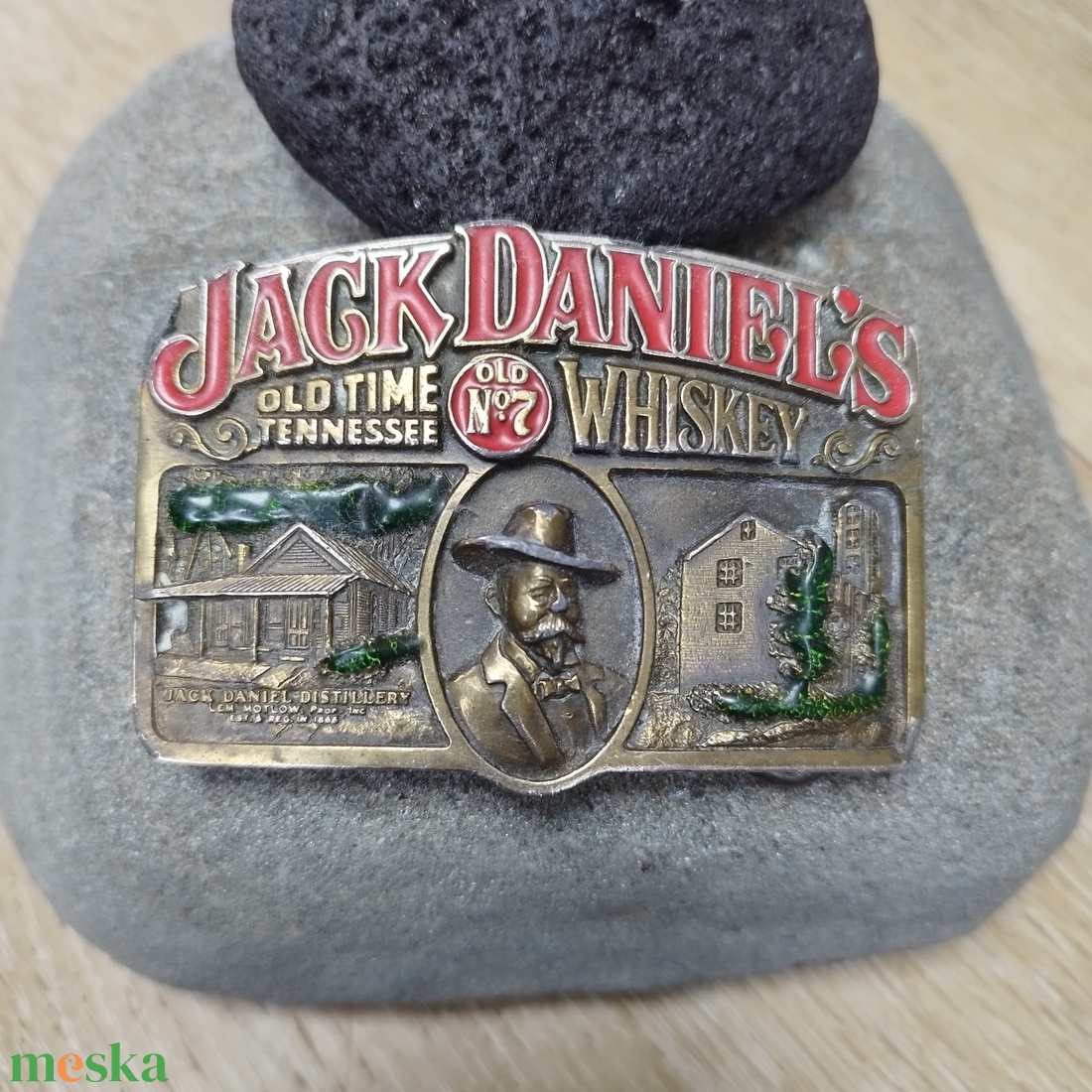 Jack Daniels vintage övcsat (rocker - motoros - whisky - western) - ruha & divat - öv & övcsat - övcsat - Meska.hu