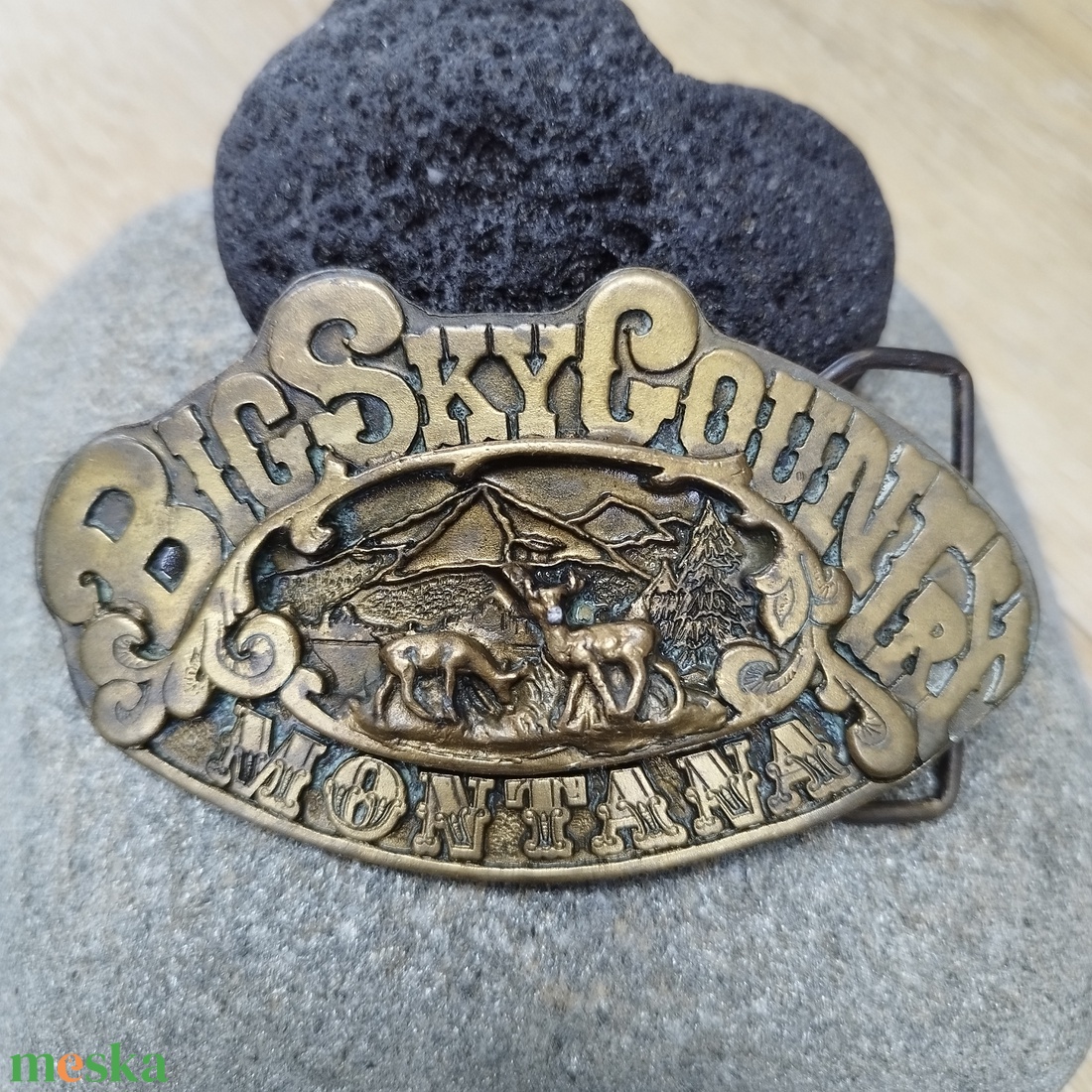 Big Sky Country western vintage övcsat - ruha & divat - öv & övcsat - övcsat - Meska.hu