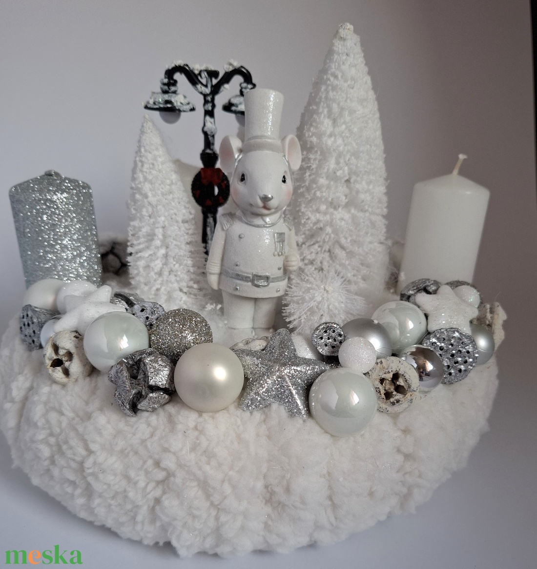 Egérkés adventi koszorú - karácsony - adventi díszek - adventi koszorú - Meska.hu Egérkés adventi koszorú - karácsony - adventi díszek - adventi koszorú - Meska.hu