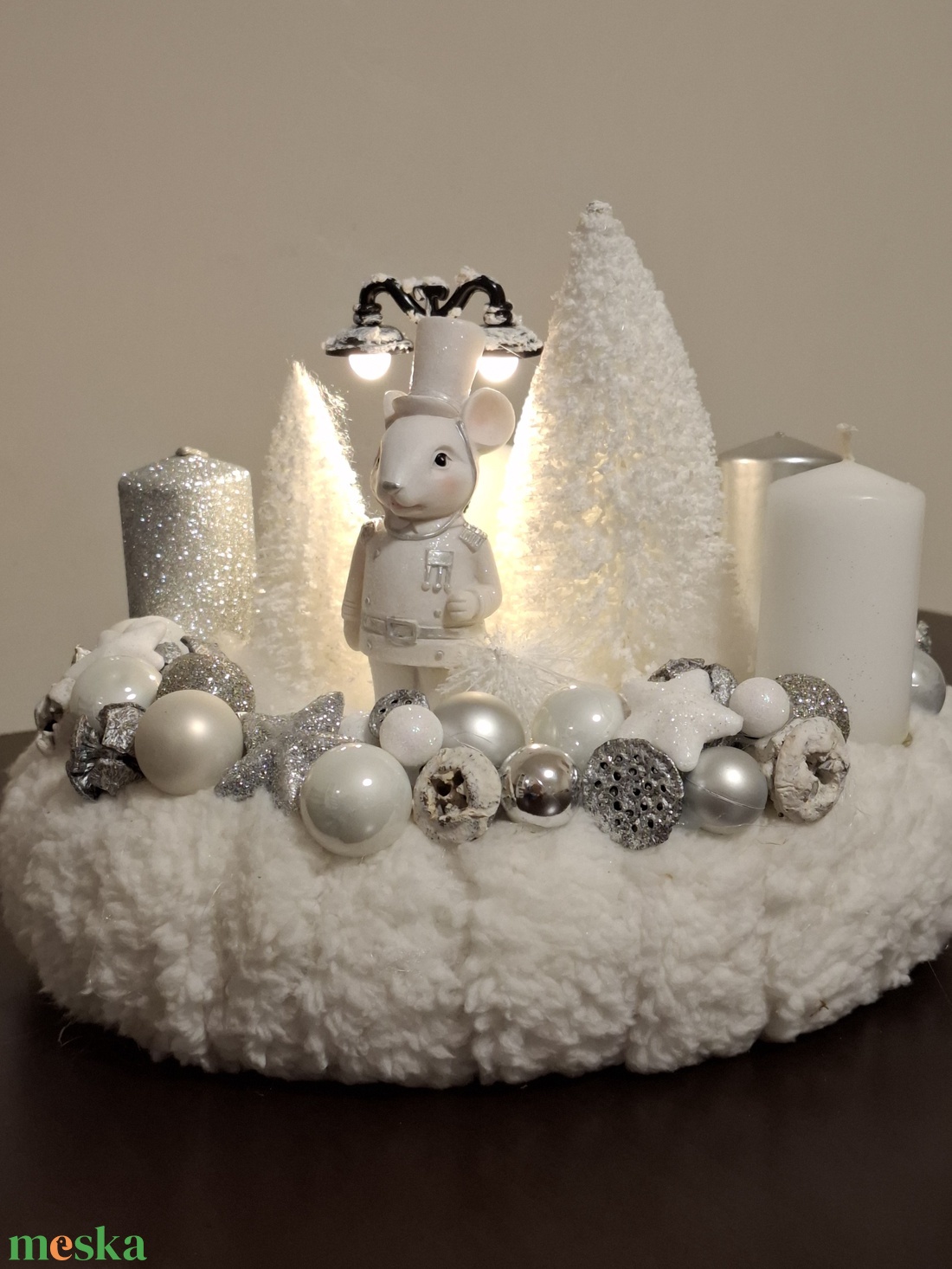 Egérkés adventi koszorú - karácsony - adventi díszek - adventi koszorú - Meska.hu Egérkés adventi koszorú - karácsony - adventi díszek - adventi koszorú - Meska.hu