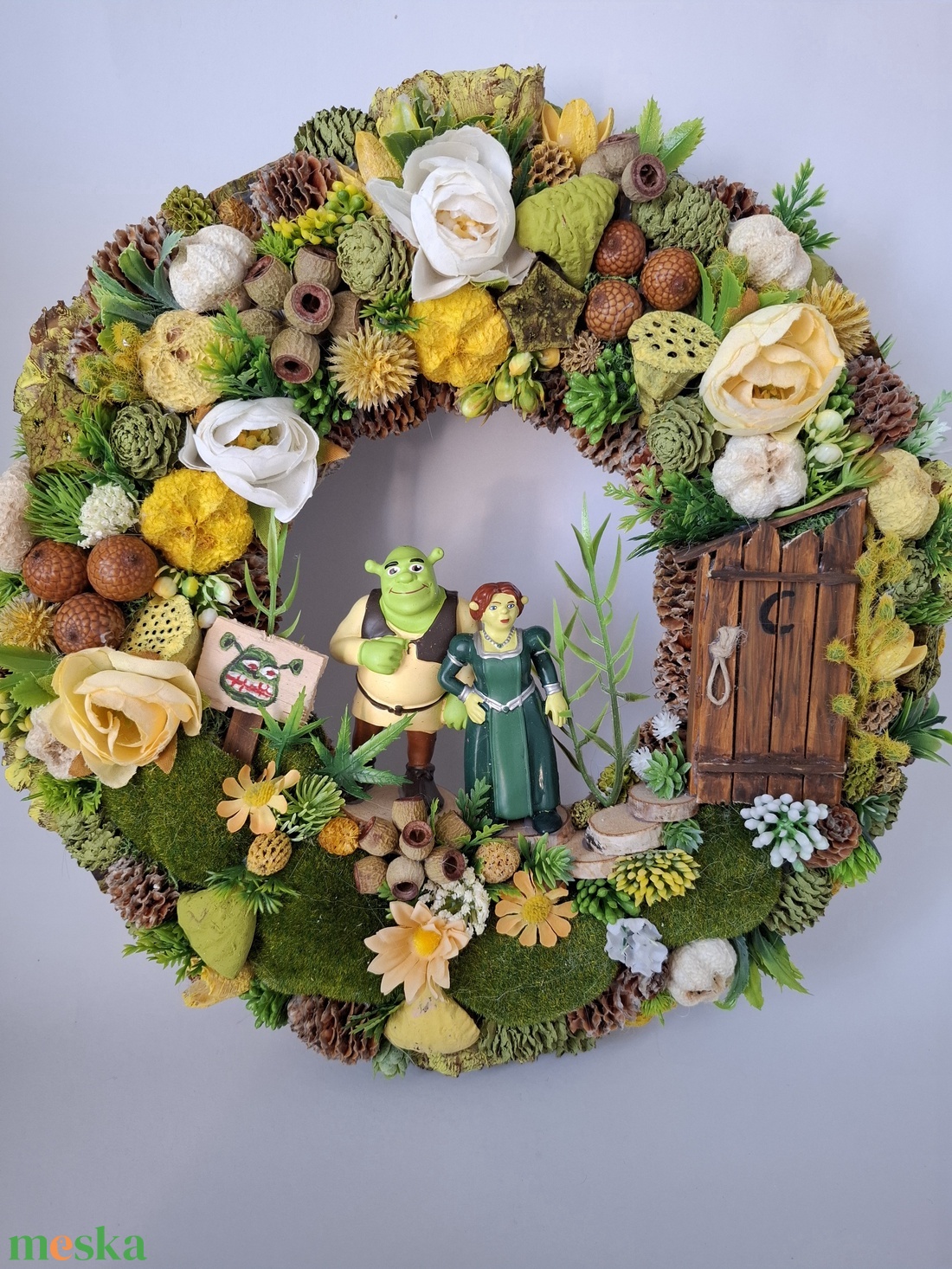 Nyári kopogtató Shrekkel - otthon & életmód - dekoráció - ajtó- és ablak dekoráció - ajtódísz & kopogtató - Meska.hu Nyári kopogtató Shrekkel - otthon & életmód - dekoráció - ajtó- és ablak dekoráció - ajtódísz & kopogtató - Meska.hu