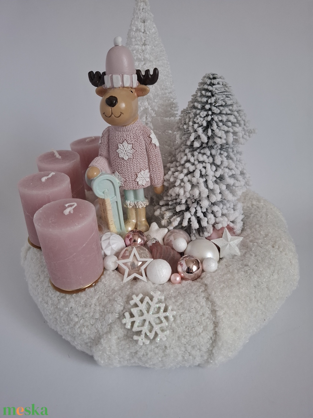 Adventi koszorú pulcsis szarvassal - karácsony - adventi díszek - adventi koszorú - Meska.hu Adventi koszorú pulcsis szarvassal - karácsony - adventi díszek - adventi koszorú - Meska.hu