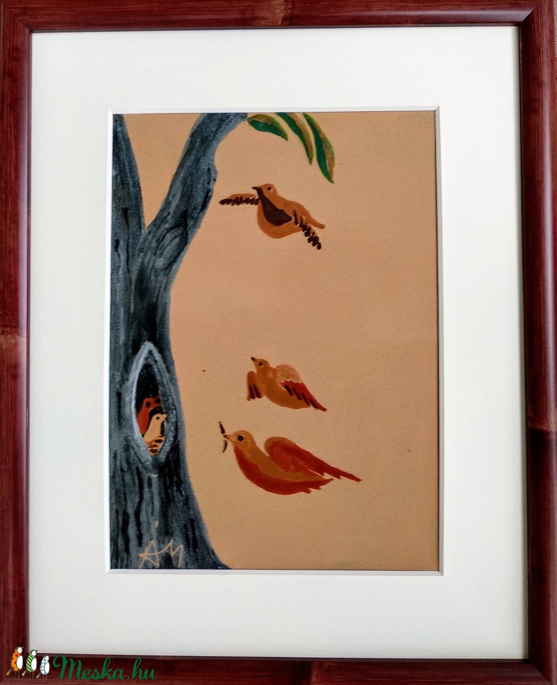 Arc- tűzzománc kép - művészet - festmény - tűzzománc - Meska.hu