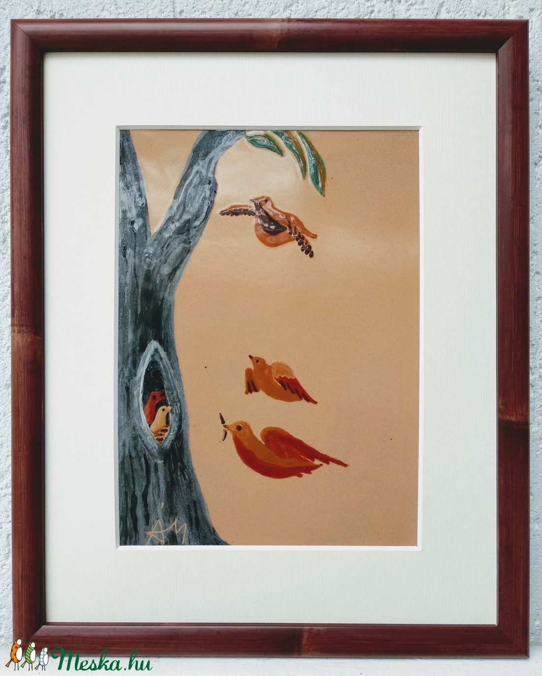 Arc- tűzzománc kép - művészet - festmény - tűzzománc - Meska.hu