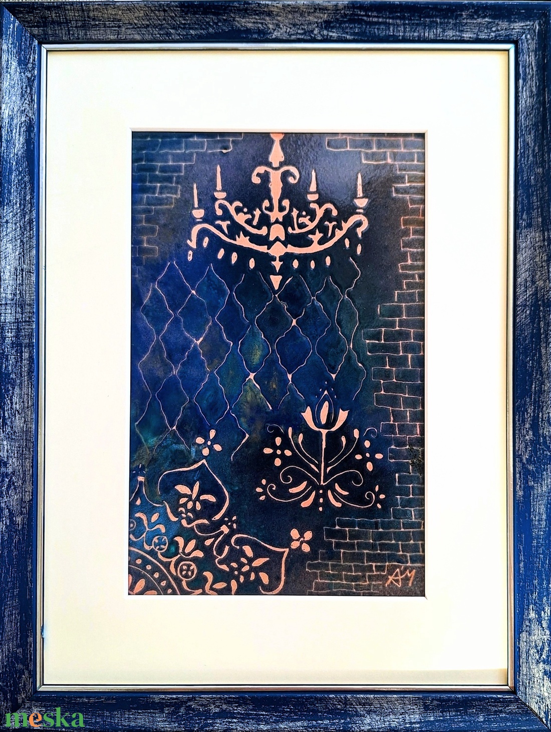 Tűzzománc kép  - művészet - festmény - tűzzománc - Meska.hu