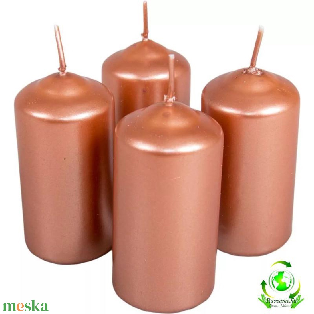 Metál henger gyertya szett 40x80mm - rosegold - kellékek & szerszámok - dekorációs kellékek - dekorációs gyertya - Meska.hu Metál henger gyertya szett 40x80mm - rosegold - kellékek & szerszámok - dekorációs kellékek - dekorációs gyertya - Meska.hu