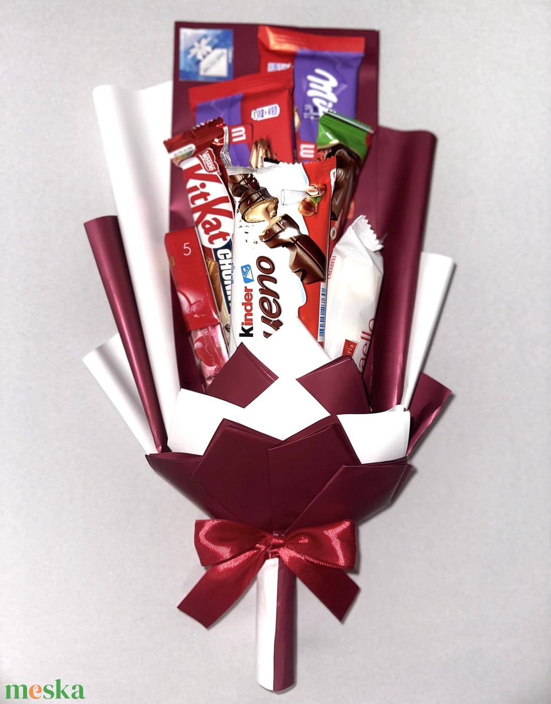 Lányos édességcsokor - élelmiszer - édesség - kézműves csokoládé - Meska.hu