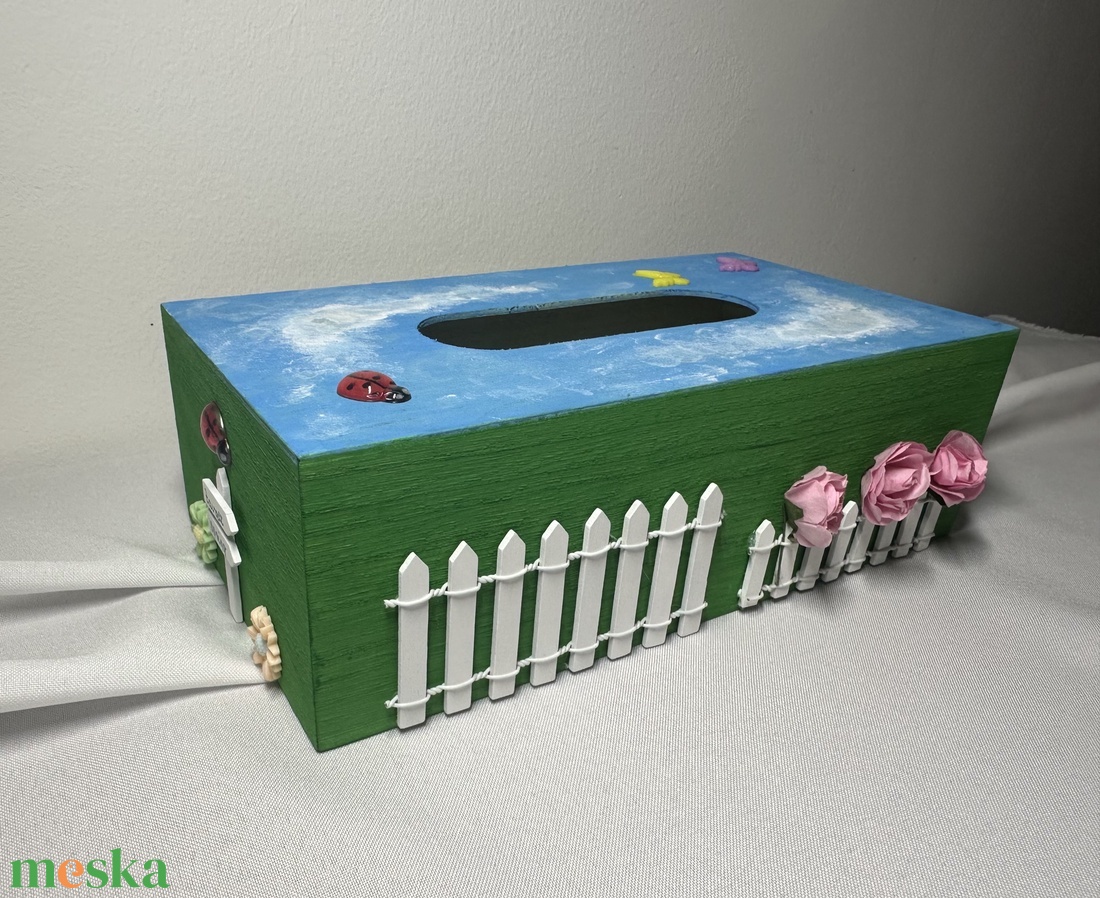 Zsebkendőtartó (tavasz) - diy (csináld magad) - egységcsomag - Meska.hu