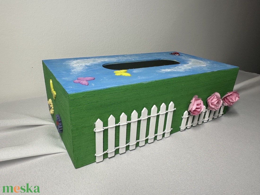 Zsebkendőtartó (tavasz) - diy (csináld magad) - egységcsomag - Meska.hu